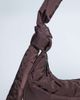 Topshop Topshop Terry nylon zip pocket shoulder bag in chocolate-Brown - 2