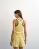 Topshop Topshop terrycloth scoop neck tank top in yellow - 2