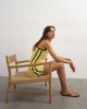 Topshop Topshop terrycloth striped shorts in yellow - 4