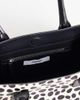 Topshop Topshop Tiana hair-on real leather bowler tote in dalmatian print-Neutral - 4