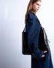Topshop Topshop Tiana premium real leather tote bag with buckle in black and brown - 1