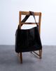 Topshop Topshop Tiana premium real leather tote bag with buckle in black and brown - 4