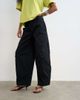 Topshop Topshop tie waist cargo pants in black - 2