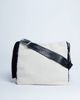 Topshop Topshop Tish shearling tote bag with contrast strap in cream & black-White - 3