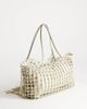 Topshop Topshop Tobias large woven tote bag in off-white-Neutral - 3