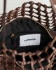 Topshop Topshop Tobias large woven tote in chocolate-Brown - 4