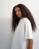 Topshop Topshop trapeze tee in ecru-White - 1
