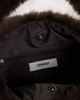 Topshop Topshop Tully large faux fur shoulder bag in chocolate-Brown - 2
