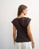 Topshop Topshop twist body tank in chocolate-Brown - 3