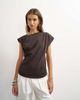 Topshop Topshop twist body tank in chocolate-Brown - 4