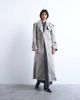 Topshop Topshop unlined longline nylon trench coat in gray - 1