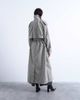 Topshop Topshop unlined longline nylon trench coat in gray - 4