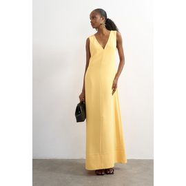 Topshop Topshop V-Neck Maxi Dress