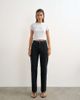 Topshop Topshop Vintage Straight mid rise jeans in clean black - 1