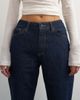 Topshop Topshop Vintage Straight mid rise jeans in rinse indigo-Blue - 3