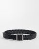 Topshop Topshop weave leather belt in black - 1