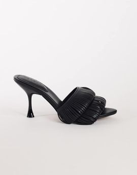 Topshop Topshop Wendy looped fringe heeled sandal in black