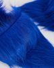 Topshop Topshop Willa cone heel mule in cobalt hair on real leather-Blue - 3