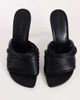 Topshop Topshop Wisteria strappy heeled mule in black - 3