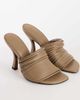 Topshop Topshop Wisteria strappy heeled mule in taupe-NEUTRAL - 2