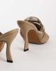 Topshop Topshop Wisteria strappy heeled mule in taupe-NEUTRAL - 4