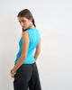 Topshop Topshop wrap front drape detail tank in teal-Blue - 3