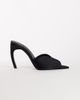 Topshop Topshop Wren peep toe high heel sandal in black - 1