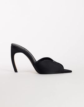 Topshop Topshop Wren peep toe high heel sandal in black