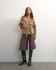 Topshop Topshop x Cara denim cropped trench jacket in washed beige-Neutral - 2