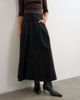 Topshop Topshop Yoke pleated maxi skirt in washed black - 2