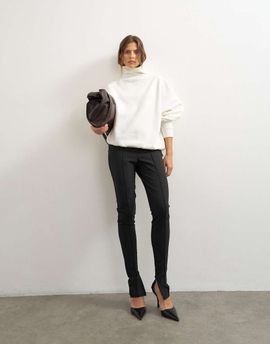 Topshop Topshop zip cuff pants in black