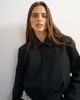 Topshop Topshop zip up formal blazer in black - 2