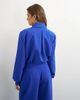 Topshop Topshop zip up formal blazer in blue - 4