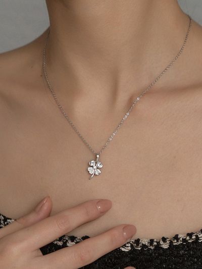 TORTOISE [Silver925] Bukoleon Clover Necklace