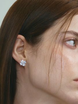 TORTOISE [Silver925] Cetin Clover Earrings