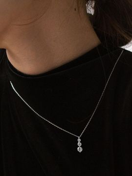 TORTOISE [Silver925] Pozsony Snow Necklace
