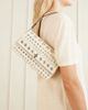 TORY BURCH Charlie embellished embroidered canvas shoulder bag - 2