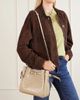TORY BURCH Croc-effect logo-embellished leather shoulder bag - 2