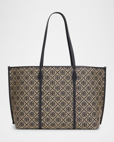 Tory Burch Perry Monogram Jacquard Tote Bag