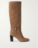 TORY BURCH Roomy 70 suede knee boots - 1