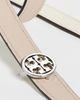 Tory Burch Tory Burch 1 Miller Reversible Belt Warm White/Tortora/Silver - 5