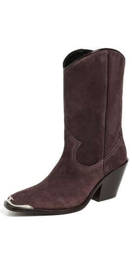 Tory Burch Tory Burch 75mm Western Boots Chocolate Liquor/Ganache