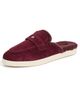 Tory Burch Tory Burch Ballet Sport Shearling Mules Dark Carmine - 1