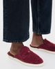 Tory Burch Tory Burch Ballet Sport Shearling Mules Dark Carmine - 3