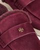 Tory Burch Tory Burch Ballet Sport Shearling Mules Dark Carmine - 6