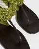 Tory Burch Tory Burch Beaded Flat Sandals Olive - 6