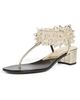 Tory Burch Tory Burch Beaded Heeled Sandals Spark Gold/Coconut - 1
