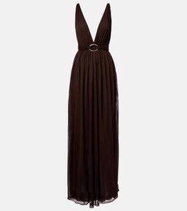 Tory Burch Tory Burch Belted jersey maxi dress