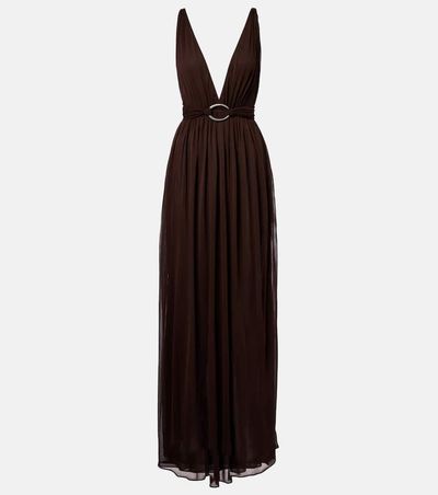 Tory Burch Tory Burch Belted jersey maxi dress