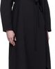 Tory Burch Tory Burch Black Cotton Wrap Midi Dress - 2